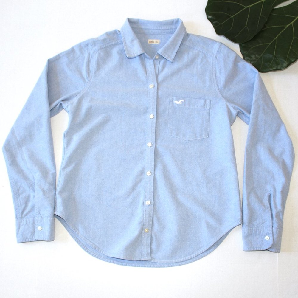 Hollister Women's Button Down Shirt Size Medium